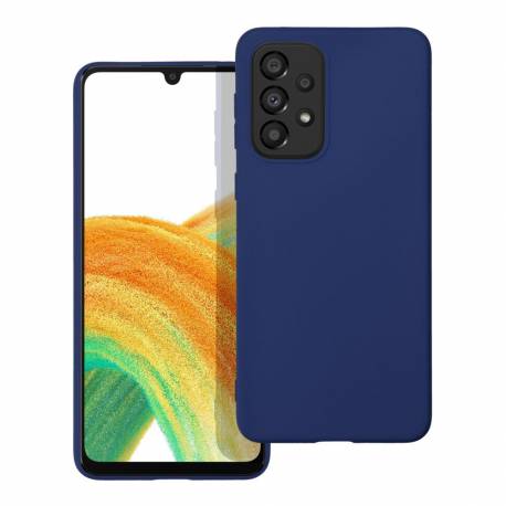 Futerał Soft Do Samsung Galaxy A33 5G Ciemny Niebieski