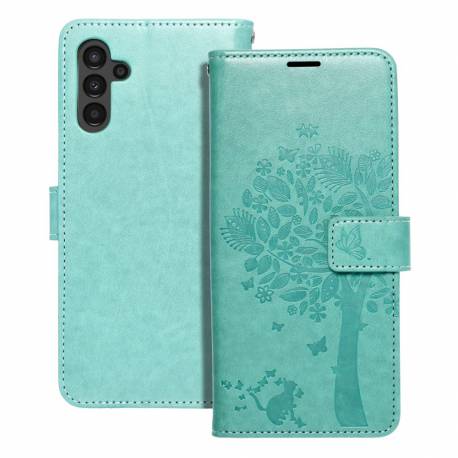 Kabura Mezzo Book Do Samsung A13 5G / A04S Drzewo Zielony