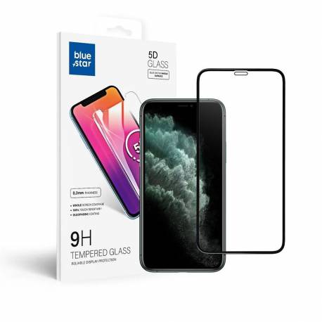 Szkło hartowane Blue Star 5D - do iPhone Xs/11 Pro 5,8" (full glue) czarny
