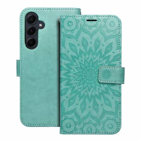 Kabura Mezzo Book Do Samsung A55 5G Mandala Zielony