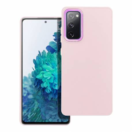 Futerał Frame Do Samsung S20 Fe / S20 Fe 5G Pudrowy Róż