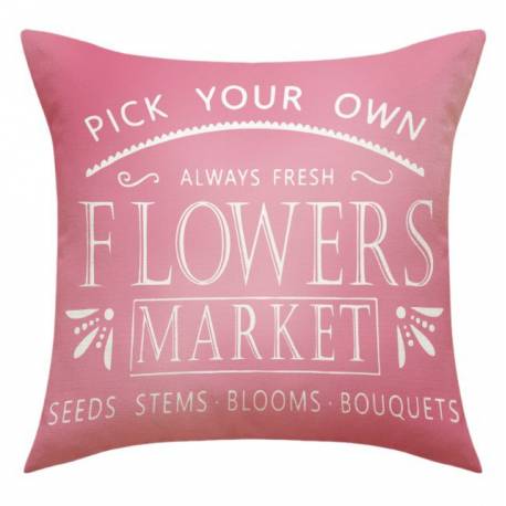 Poszewka Na Poduszkę 45 X 45 Cm Flowers Market Pod159