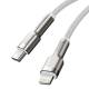 Kabel Baseus Cafule Series Metal Data Usb-C / Lightning 20W Pd 2 M - Biały