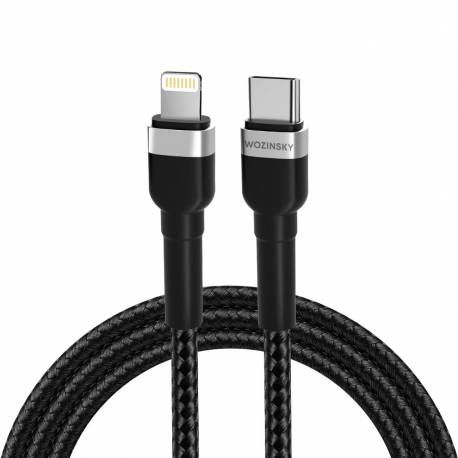 Kabel Wozinsky Wnbcl1 Lightning / Usb-C Pd 30W 1 M - Czarny