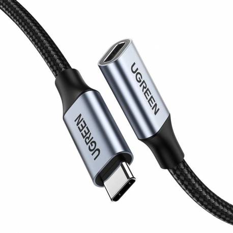Ugreen Kabel Przedłużacz Usb C 3.1 Męski / Żeński 10Gb/s 1M Szary (Us372)