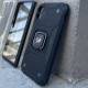 Wozinsky Ring Armor Pancerne Hybrydowe Etui Pokrowiec + Magnetyczny Uchwyt Samsung Galaxy A22 4G Czerwony