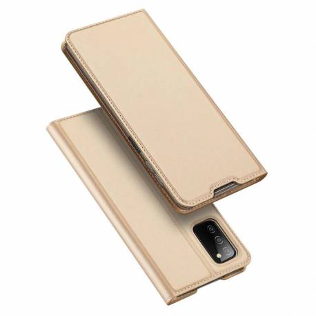 Dux Ducis Skin Pro Kabura Etui Pokrowiec Z Klapką Samsung Galaxy A03S Złoty