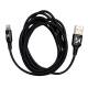 Wozinsky Kabel Przewód Usb - Lightning 2,4A 1M Czarny (Wuc-L1B)