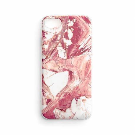 Wozinsky Marble Żelowe Etui Pokrowiec Marmur Xiaomi Mi 10T Pro / Mi 10T Różowy