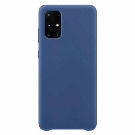 Silicone Case Elastyczne Silikonowe Etui Pokrowiec Samsung Galaxy A72 4G Ciemnoniebieski