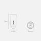 Baseus Golden Contactor Pro Szybka Ładowarka Samochodowa 2X Usb 40 W Quick Charge Scp Fcp Afc + Kabel Usb - Usb Typ C Szary (Tzc