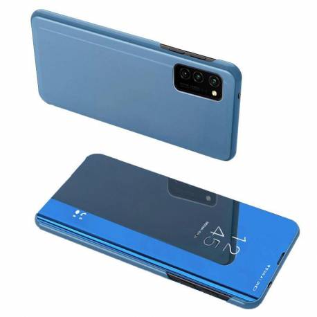 Clear View Case Futerał Etui Z Klapką Samsung Galaxy A72 4G Niebieski