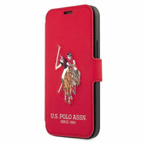 Etui U.s. Polo Assn. Embroidery Collection Na Iphone 12 Mini - Czerwone