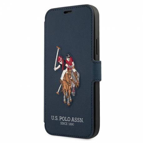 Etui U.s. Polo Assn. Embroidery Collection Na Iphone 12 Pro Max - Granatowe