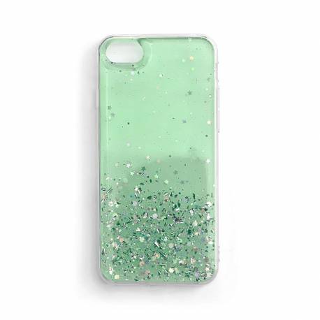 Wozinsky Star Glitter Błyszczące Etui Pokrowiec Z Brokatem Samsung Galaxy S21+ 5G (S21 Plus 5G) Zielony