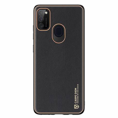 Dux Ducis Yolo Eleganckie Etui Pokrowiec Ze Skóry Ekologicznej Samsung Galaxy M30S Czarny