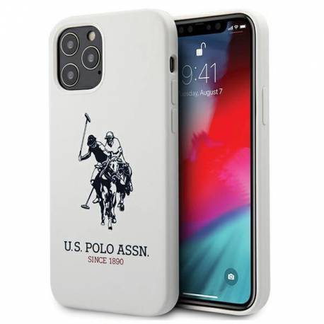 Etui U.s. Polo Assn. Silicone Collection Na Iphone 12 / Iphone 12 Pro - Białe