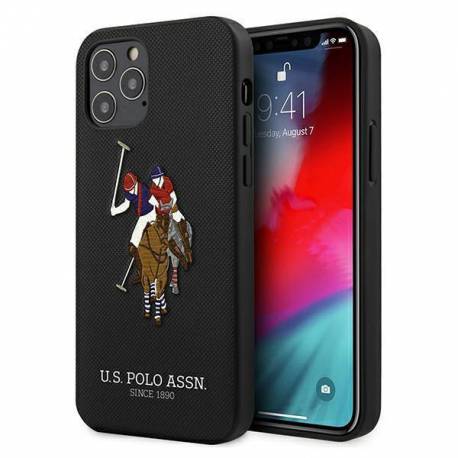 Etui U.s. Polo Assn. Embroidery Collection Na Iphone 12 Pro Max - Czarne