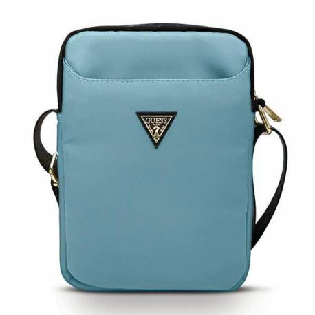 Torba Guess Nylon Triangle Logo Na Tablet 10" - Niebieska