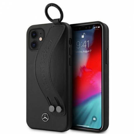 Etui Mercedes Strap Line Na Iphone 12 Mini - Czarne