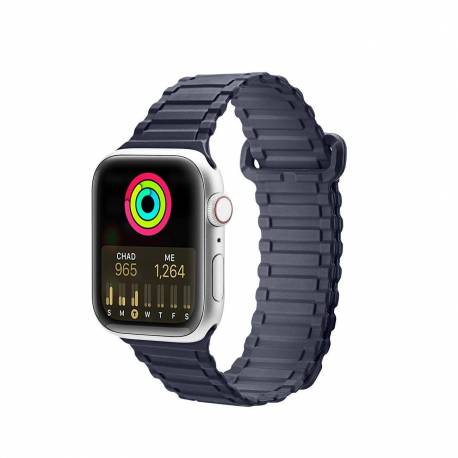 Dux Ducis Strap (Armor Version) pasek Apple Watch Ultra, SE, 8, 7, 6, 5, 4, 3, 2, 1 (49, 45, 44, 42 mm) silikonowa magnetyczna