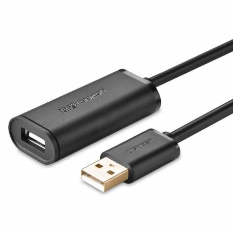 Ugreen Kabel Aktywny Przedłużacz Usb 2.0 480 Mbps 10 M Czarny (Us121 10321)