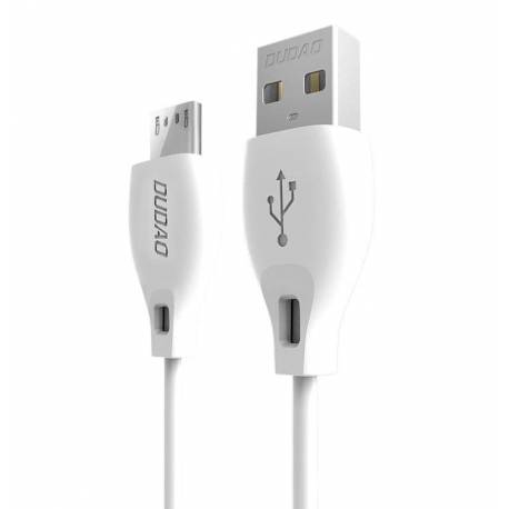 Dudao Przewód Kabel Micro Usb 2.4A 2M Biały (L4M 2M White)