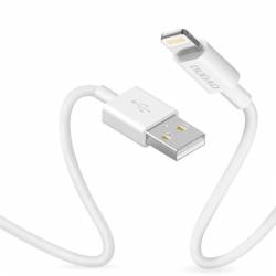 Dudao Przewód Kabel Usb / Lightning 3A 1M Biały (L1L White)
