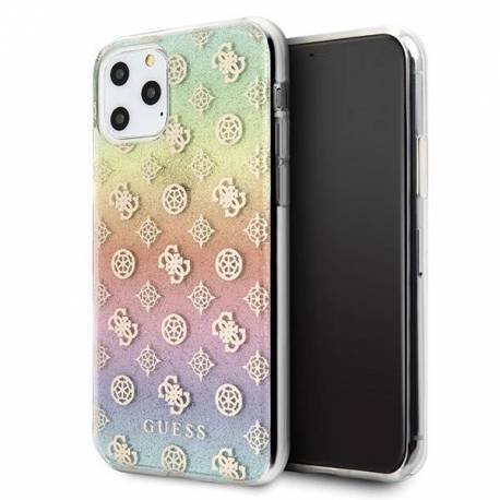 Etui Guess Iridescent 4G Peony Na Iphone 11 Pro - Wielokolorowe