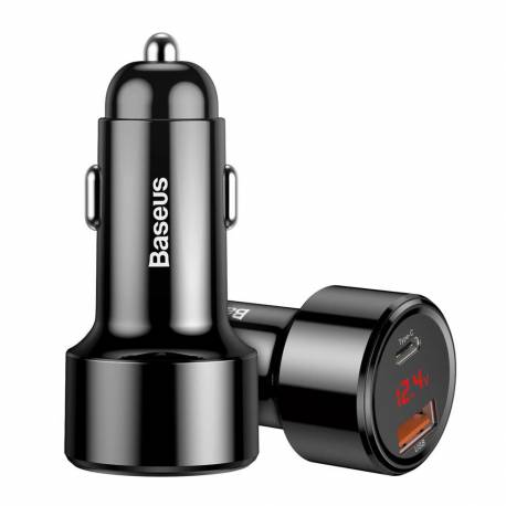 Ładowarka Samochodowa Baseus Magic Series Pps Usb-C / Usb-A 45W Pd Qc 6A - Czarna