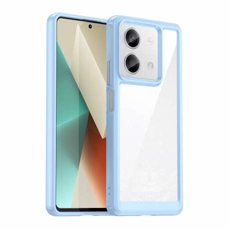 Etui Outer Space Case Z Żelową Ramką Do Xiaomi Redmi Note 13 5G - Niebieskie