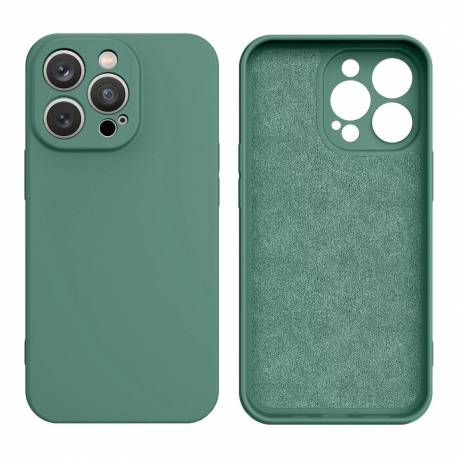 Silicone Case Etui Samsung Galaxy A14 5G / Galaxy A14 Silikonowy Pokrowiec Zielone
