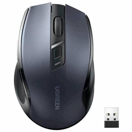 Mysz Optyczna Ugreen Mu006 Bezprzewodowa Usb 2.4Ghz / Bluetooth 5.0 4000 Dpi - Czarna