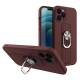 Ring Case silikonowe etui z uchwytem na palec i podstawką do Xiaomi Redmi Note 10 / Redmi Note 10S brązowy