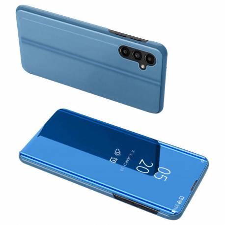 Clear View Case Etui Do Samsung Galaxy A14 Pokrowiec Z Klapką Niebieskie
