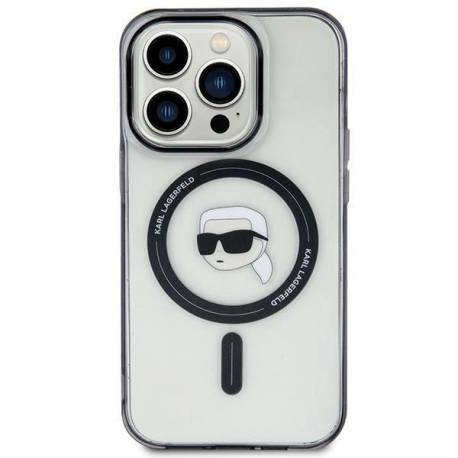 Etui Karl Lagerfeld Iml Karl's Head Magsafe Do Iphone 15 Plus - Przezroczyste