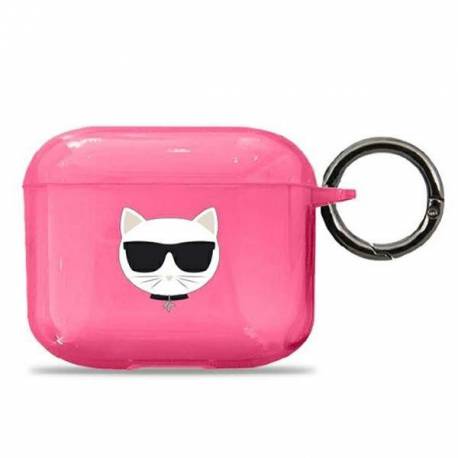 Karl Lagerfeld KLA3UCHFP AirPods 3 cover różowy/pink Choupette