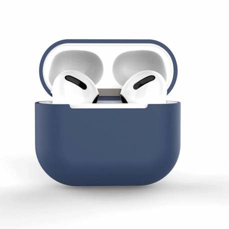 Etui do AirPods 2 / AirPods 1 silikonowy miękki pokrowiec na słuchawki niebieski (case C)