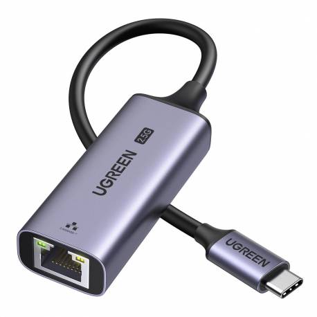 Adapter Ugreen Cm648 Usb-C Do Rj45 Ethernet 2.5G - Szary