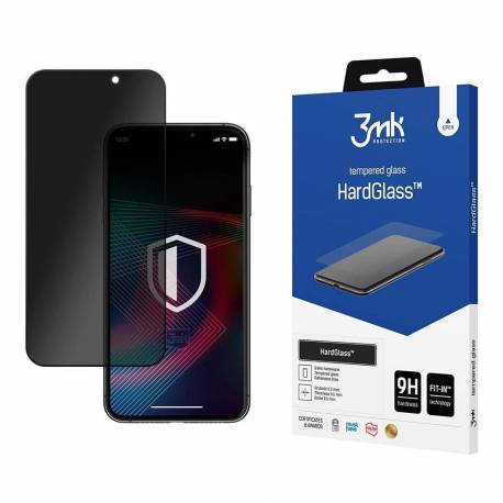 Szkło 9H Prywatyzujące 3Mk Hardglass Max Privacy™ Na Iphone 14 Pro