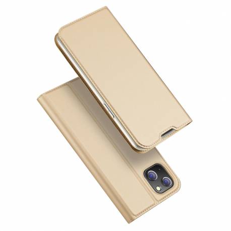 Dux Ducis Skin Pro kabura etui pokrowiec z klapką iPhone 14 Max złoty
