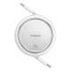 Kabel Wysuwany Baseus Free2Draw Mini Usb-C - Usb-C 100W 1M - Biały