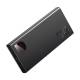 Baseus Adaman Metal powerbank z szybkim ładowaniem 10000mAh 22.5W (Overseas Edition 2021) czarny + kabel USB-A - USB-C 3A 0.3m c