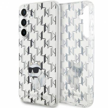 Etui Karl Lagerfeld Monogram Choupette Na Samsung Galaxy S23 Fe - Przezroczyste