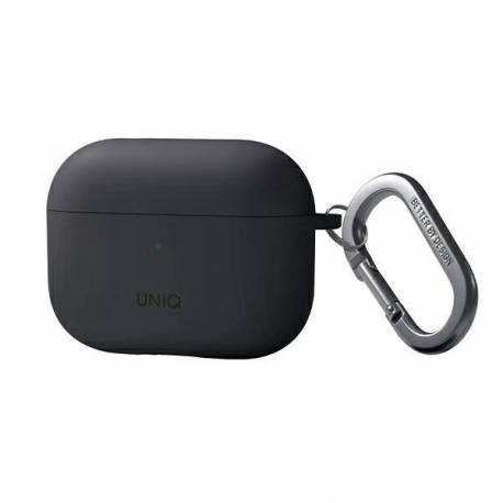 UNIQ etui Nexo AirPods Pro 2 gen + Ear Hooks Silicone szary/charcoal grey