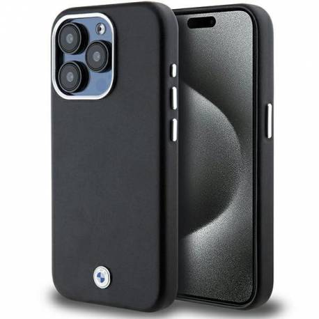 Etui Bmw Signature Wrapped Metal Magsafe Na Iphone 15 Pro - Czarne