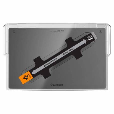 SZKŁO HARTOWANE SPIGEN GLASS FC ”EZ FIT” TESLA MODEL X 2022 / MODEL S 2021 BLACK
