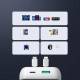 Mini Powerbank Joyroom Jr-Pbc06 Z Wbudowanymi Kablami Usb-C / Lightning 30W 10000Mah - Biały