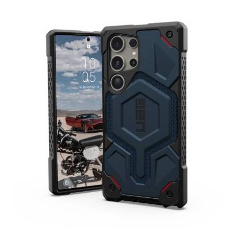 Etui Uag Monarch Pro Do Samsung Galaxy S24 Ultra 5G Z Modułem Magnetycznym - Niebieski Kevlar