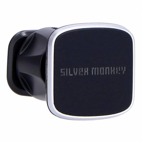Uchwyt Silver Monkey Cm-Mgn-Sm Magnetyczny Do Samochodu Na Kratkę Wentylacyjną - Czarny